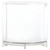 Meuble Bar Comptoir Cuisine Blanc 107 Cm - Coloris: Blanc -Electroménager Soldes meuble de bar 9852997