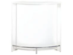 Meuble Bar Comptoir Cuisine Blanc 107 Cm - Coloris: Blanc
