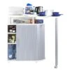 Mange-Debout Blanc Alu 1 Mange-Debout Blanc Alu -Electroménager Soldes meuble de bar 9853095