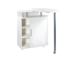 Mange-Debout Blanc Table Pivotante