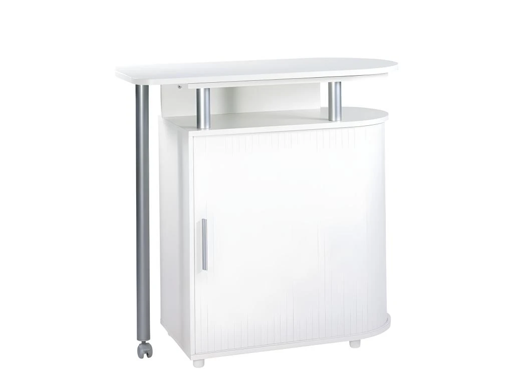 Mange-Debout Blanc Table Pivotante 7 Mange-Debout Blanc Table Pivotante – Image 5