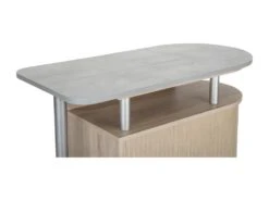 Desserte De Cuisine Et Table Pivotante Chêne -Electroménager Soldes meuble de bar 9853175