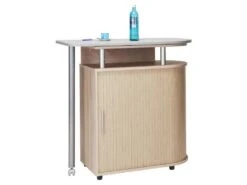 Desserte De Cuisine Et Table Pivotante Chêne -Electroménager Soldes meuble de bar 9853177