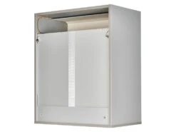 Meuble Cuisine Alu Bicolore 60 Cm H 72 Cm - Coloris: Noir -Electroménager Soldes meuble de cuisine 10038371