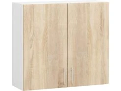 ASTRA - Meuble De Cuisine Haut Mural Style Moderne - 80x72x30.5 - 2 Portes