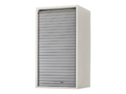 Meuble Cuisine Blanc Bicolore 40 Cm H 72 Cm - Coloris: Aluminium