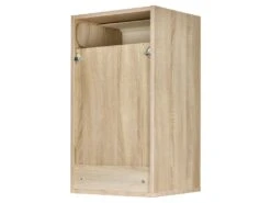 Meuble Cuisine Chêne Bicolore 40 Cm H 72 Cm - Coloris: Blanc -Electroménager Soldes meuble de cuisine 10038753