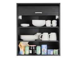 Meuble De Cuisine Noir L 60 Cm H 72 Cm -Electroménager Soldes meuble de cuisine 10038813
