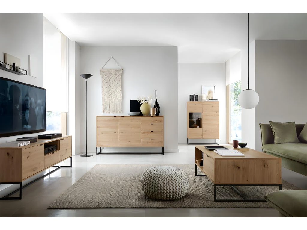 Vaisselier 2 Portes Leonie Bois Et Metal 7 Vaisselier 2 Portes Leonie Bois Et Metal – Image 5