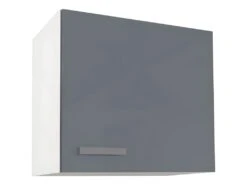 Cuisine Complète - 300 Cm - 10 éléments De Rangements - Gris & Blanc - TRATTORIA -Electroménager Soldes meuble de cuisine 12218025