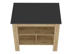 Ilot De Cuisine Milan -Electroménager Soldes meuble de cuisine 12330917