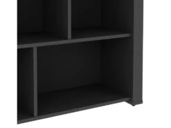 Ilot Central De Cuisine Avec 7 Niches - Naturel Et Anthracite - OPOLE -Electroménager Soldes meuble de cuisine 12435379