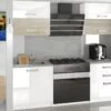 MELIOR | Cuisine Complète Modulaire Linéaire L 120cm 4 Pcs | Plan De Travail INCLUS | Ensemble Armoires Finition Laquée 2 MELIOR | Cuisine Complète Modulaire Linéaire L 120cm 4 Pcs | Plan De Travail INCLUS | Ensemble Armoires Finition Laquée -Electroménager Soldes meuble de cuisine 12693045
