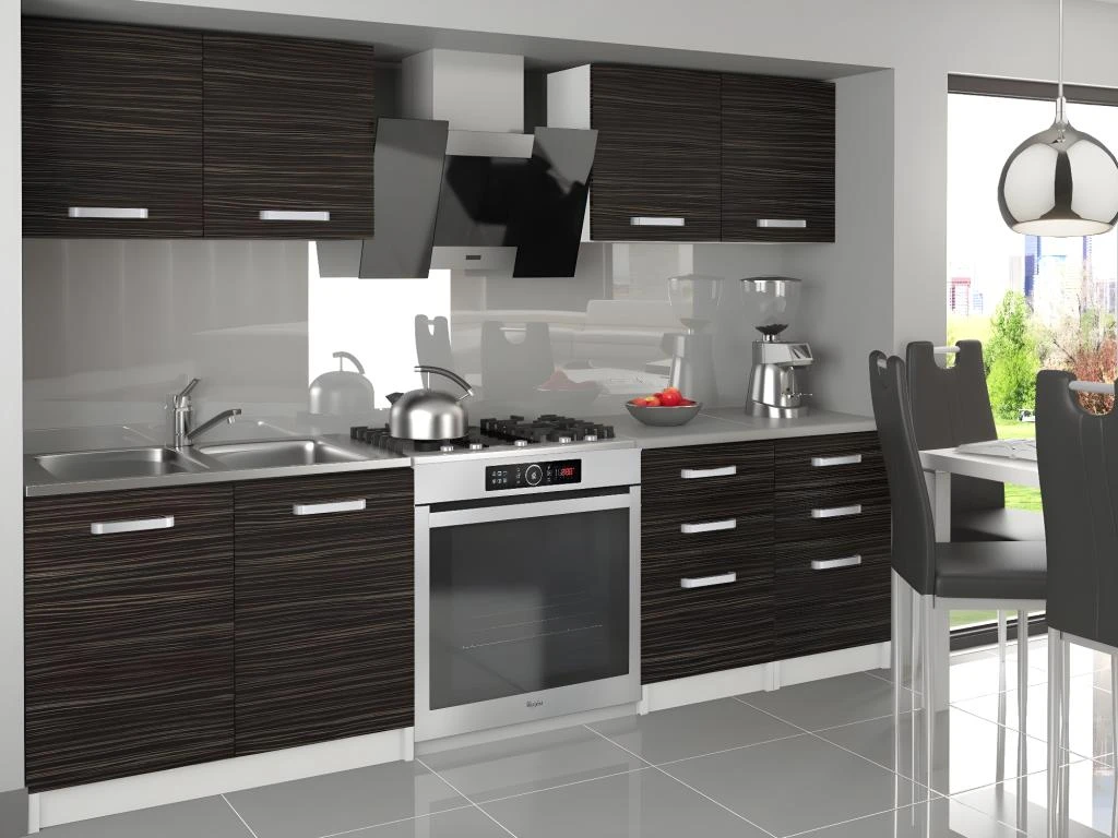 ODETTA | Cuisine Complète Modulaire Linéaire L160 Cm 6 Pcs | Plan De Travail INCLUS | Ensemble Armoires Meubles Cuisine 3 ODETTA | Cuisine Complète Modulaire Linéaire L160 Cm 6 Pcs | Plan De Travail INCLUS | Ensemble Armoires Meubles Cuisine