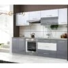 ELM 260 | Cuisine Complète L 2,6m | 8 Pcs + Plan De Travail INCLUS | Ensemble Meubles Cuisine Linéaire + Armoire Four Encastrable 2 ELM 260 | Cuisine Complète L 2,6m | 8 Pcs + Plan De Travail INCLUS | Ensemble Meubles Cuisine Linéaire + Armoire Four Encastrable -Electroménager Soldes meuble de cuisine 12694179