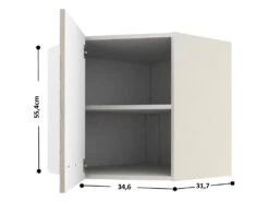 Cuisine Complète D'angle - 13 éléments De Rangements - Naturel Et Blanc - TRATTORIA -Electroménager Soldes meuble de cuisine 13181965