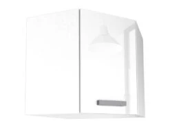 Cuisine Complète D'angle - 13 éléments De Rangements - Blanc - TRATTORIA -Electroménager Soldes meuble de cuisine 13182055