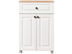 Meuble Polyvalent, 100% Aggloméré Plaqué Mélamine, Couleur Chêne Safiro Noyer 60x89,5x39 -Electroménager Soldes meuble de cuisine 14280231