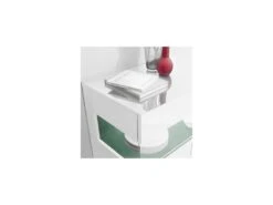 Vaisselier 2 Portes Laqué Blanc à LEDs - TARENTE N°3 -Electroménager Soldes meuble de cuisine 17634483