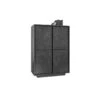 Vaisselier 4 Portes Marbre Noir - BURANO -Electroménager Soldes meuble de cuisine 17634691