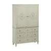Armoire 2 Portes 3 Tiroirs Vert Sauge - MIZZILA -Electroménager Soldes meuble de cuisine 17634811