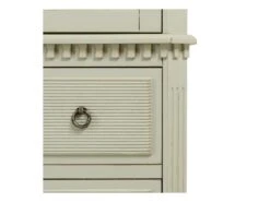 Armoire 2 Portes 3 Tiroirs Vert Sauge - MIZZILA -Electroménager Soldes meuble de cuisine 17634821