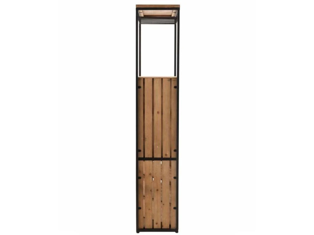 Vaisselier De Bar "Armoire" 160cm Marron 5 Vaisselier De Bar "Armoire" 160cm Marron – Image 3