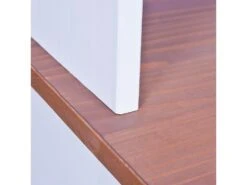 Vaisselier 5 Portes & 6 Tiroirs "Takao" 131cm Blanc -Electroménager Soldes meuble de cuisine 19161943