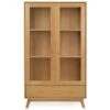 Vitrine Design En Bois "Kensal" 170cm Chêne