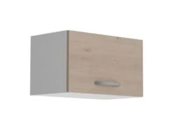 OSLO Meuble Haut 1 Porte - Décor Chene Jackson - L 60 X P 36 X H 35 Cm