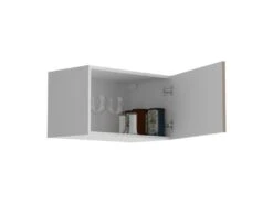 OSLO Meuble Haut 1 Porte - Décor Chene Jackson - L 60 X P 36 X H 35 Cm -Electroménager Soldes meuble de cuisine 19949419