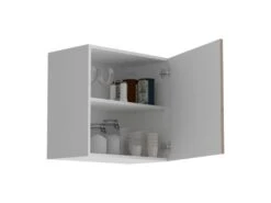 OSLO Meuble Haut 1 Porte - Décor Chene Jackson - L 60 X P 36 X H 58 Cm -Electroménager Soldes meuble de cuisine 19949481