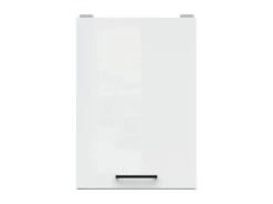 JUNONA Meuble Haut 40 Cm - 1 Porte - Blanc Brillant -Electroménager Soldes meuble de cuisine 19953247