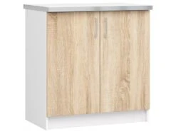 ASTRA - Meuble De Cuisine Bas Style Moderne - 80x82x54 - 2 Portes