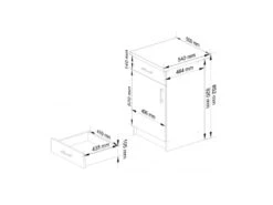 ASTRA - Meuble De Cuisine Style Moderne - 50x82x54- 1 Porte+1 Tiroir -Electroménager Soldes meuble de cuisine 21007583