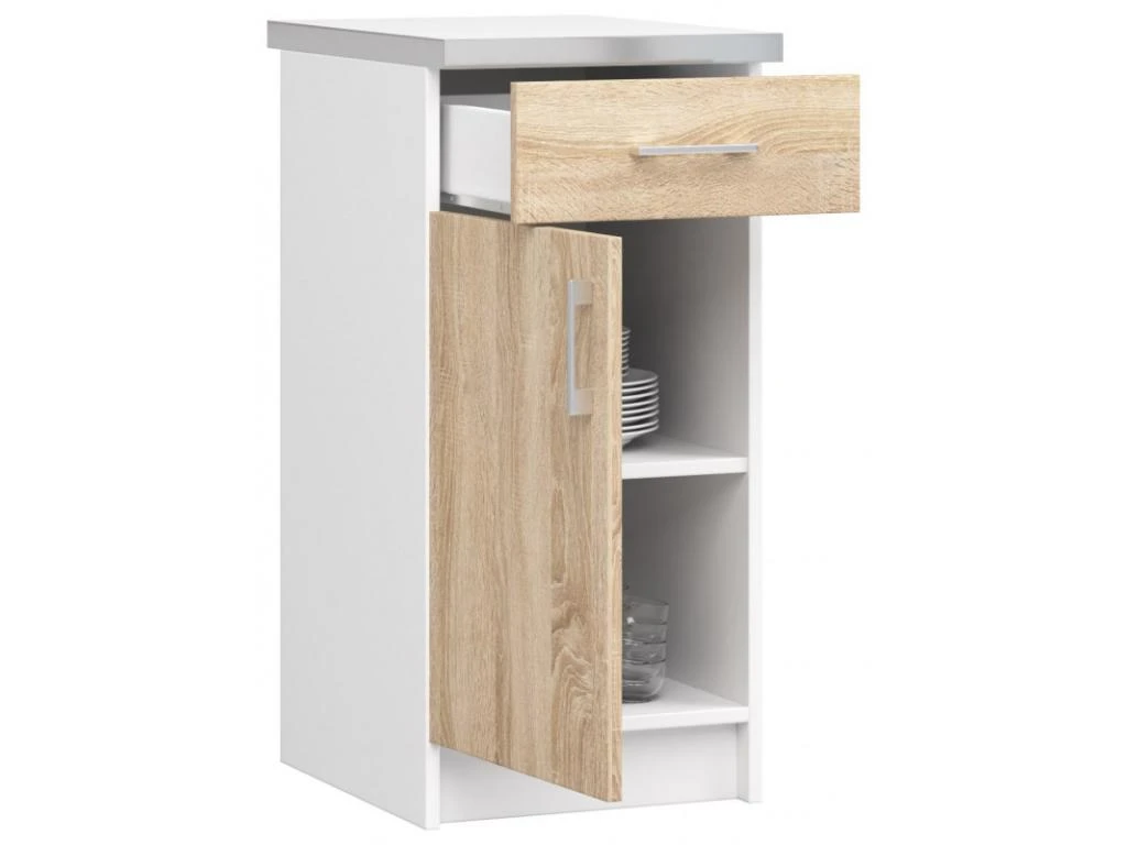 ASTRA - Meuble De Cuisine Style Moderne - 40x82x54 - 1 Porte+1 Tiroir 4 ASTRA - Meuble De Cuisine Style Moderne - 40x82x54 - 1 Porte+1 Tiroir – Image 2