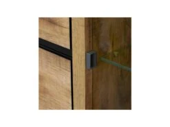 Argentier 3 Portes à LEDs Bois Tropical - PEYTON -Electroménager Soldes meuble de cuisine 21574307