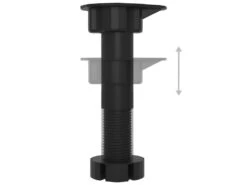 Armoire à Micro-ondes Noir 60x57x207 Cm Aggloméré -Electroménager Soldes meuble de cuisine 22055761