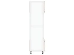 Armoire à Micro-ondes Chêne Marron 60x57x207 Cm -Electroménager Soldes meuble de cuisine 22055775