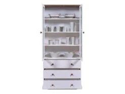 Westerland Citrine 2 Portes, 3 Tiroirs Blanc. -Electroménager Soldes meuble de cuisine 22096409