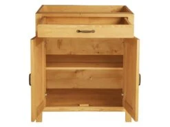 Meuble Bas 80 Cm 2 Portes, 1 Tiroir ARAVIS -Electroménager Soldes meuble de cuisine 22135525