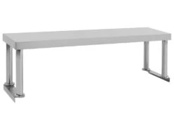 Étagère De Table De Travail 120 X 30 X 35 Cm Acier Inoxydable 02_0000011