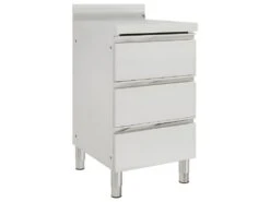 Armoire De Cuisine Commerciale 96 Cm Avec 3 Tiroirs Acier Inoxydable 02_0000002