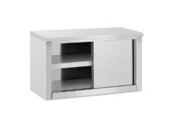 Armoire Murale En Acier Inoxydable Armoire Murale Avec Portes Coulissantes Armoire Murale De Cuisine Armoire Suspendue En Inox 900 X 400 X 500 Mm Capacité De Charge De 70 Kg 14_0005003