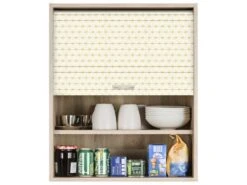 Meuble Cuisine Chêne 60x72 Face Imprimée - Coloris Rideau: Ciel étoilé Jaune 520