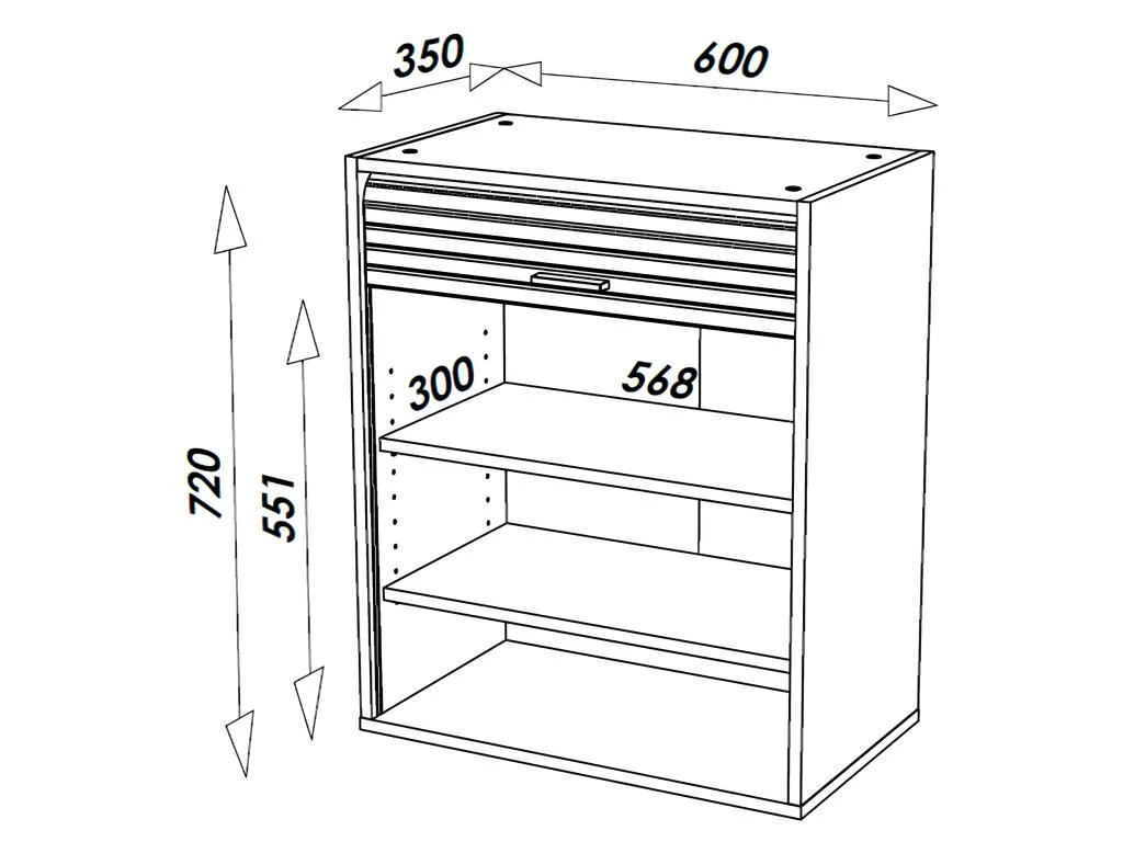 Meuble Cuisine Alu 60x72 Face Imprimée - Coloris Rideau: Hexagones Gris 521 5 Meuble Cuisine Alu 60x72 Face Imprimée - Coloris Rideau: Hexagones Gris 521 – Image 3