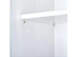 BIDART - Buffet Vaisselier 4 Portes 2 Tiroirs Bois Massif Vernis Blanc -Electroménager Soldes meuble de cuisine 9183483