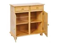 STAN - Meuble 2 Portes 2 Tiroirs Bois Massif 9 STAN - Meuble 2 Portes 2 Tiroirs Bois Massif -Electroménager Soldes meuble de cuisine 9448057