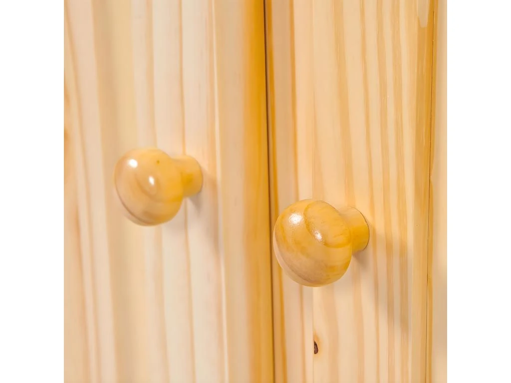 STAN - Meuble 2 Portes 2 Tiroirs Bois Massif 7 STAN - Meuble 2 Portes 2 Tiroirs Bois Massif – Image 5