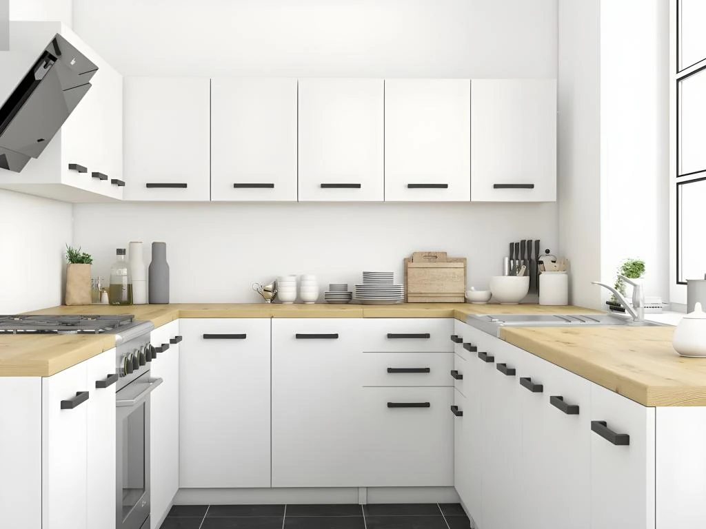 ANINE | Cuisine Complète Modulaire + Linéaire L 200 Cm 6 Pcs | Plan De Travail INCLUS | Meubles Armoires Cuisine 5 ANINE | Cuisine Complète Modulaire + Linéaire L 200 Cm 6 Pcs | Plan De Travail INCLUS | Meubles Armoires Cuisine – Image 3